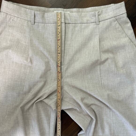 Abercrombie & Fitch Curve Love Quinn Tailored Straight Dress Pant Oatmeal 33/16 - Picture 5 of 9